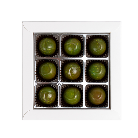 Granny Smith Apple domes - 9 pcs